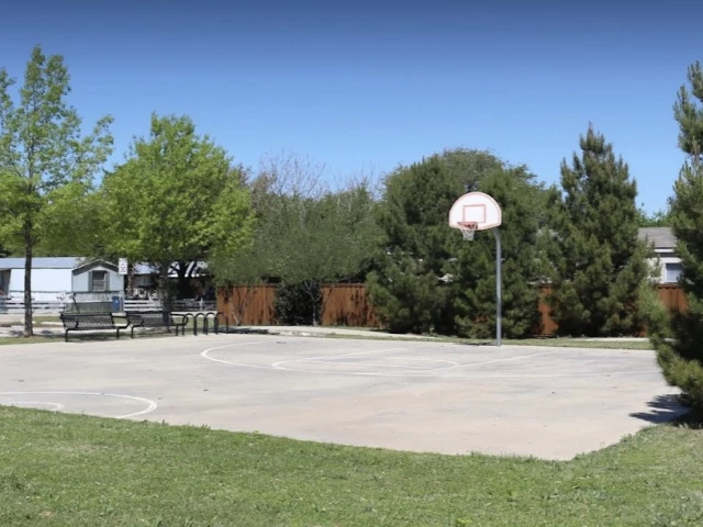 Profile of the basketball court Preston North Park, Frisco, TX, United States