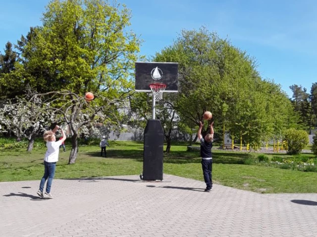 Profile of the basketball court Spordihoone korvpalliplats, Orissaare, Estonia