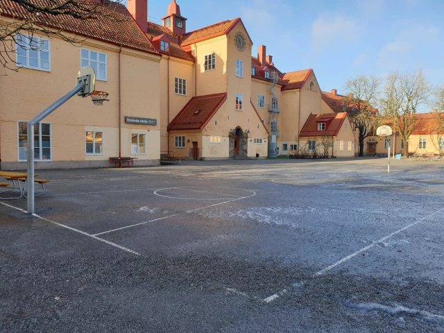 Profile of the basketball court Enskede Skola, Enskede, Sweden