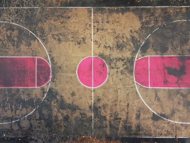Profile of the basketball court Sonia Sotomayor, Bronx, NY, United States