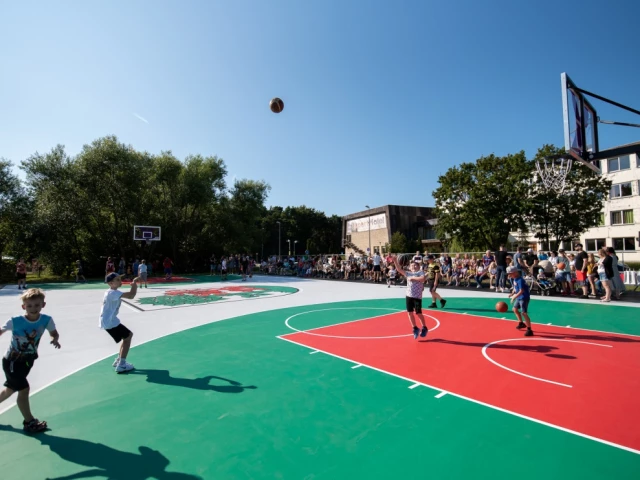 Profile of the basketball court KP6 Basketball Court, Liepāja, Latvia