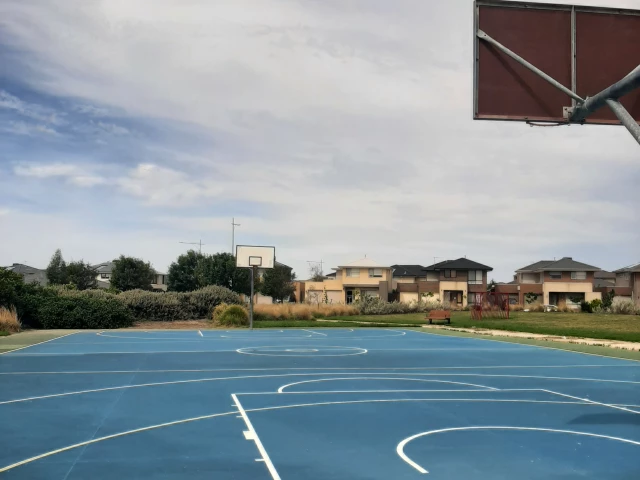 Profile of the basketball court Saltwater basketball court, Point Cook, Australia