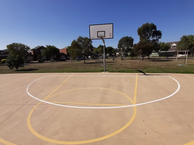 Profile of the basketball court Newminster Park, Point Cook, Australia