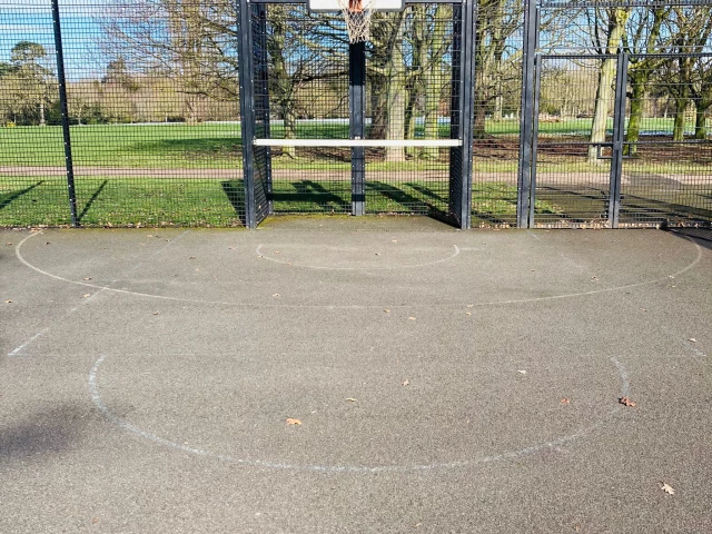 Profile of the basketball court Markeaton Park Basketball Court, Derby, United Kingdom
