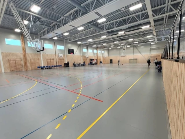 Profile of the basketball court Kyllaredshallen, Brämhult, Sweden
