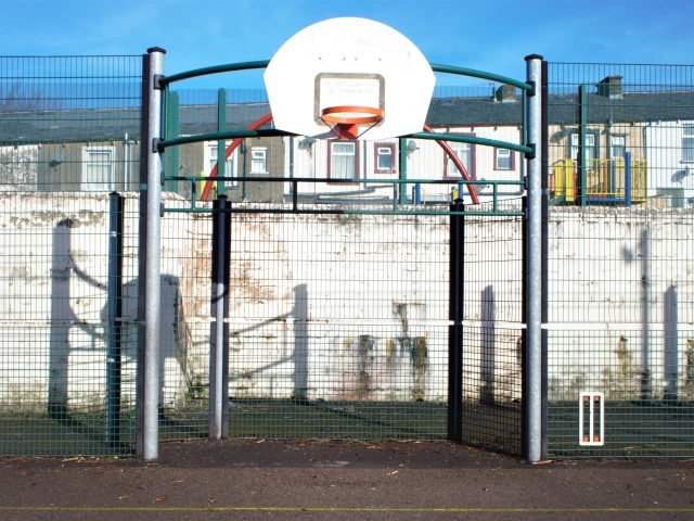 Profile of the basketball court Sackville St, Nelson, United Kingdom