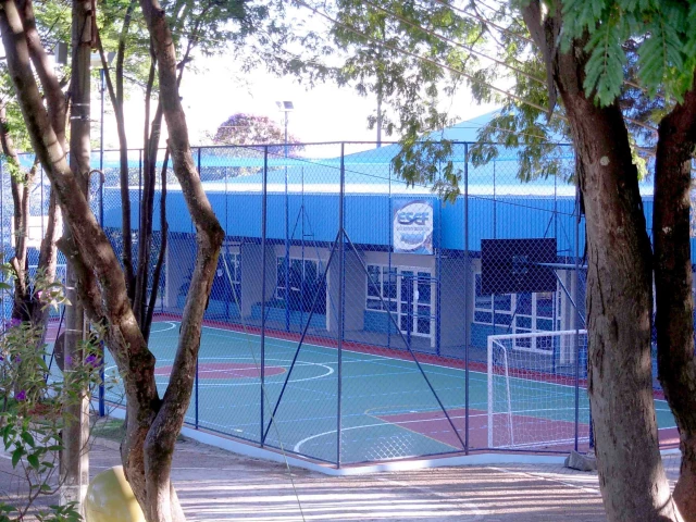 Basketball court in Jundiaí, Brazil.