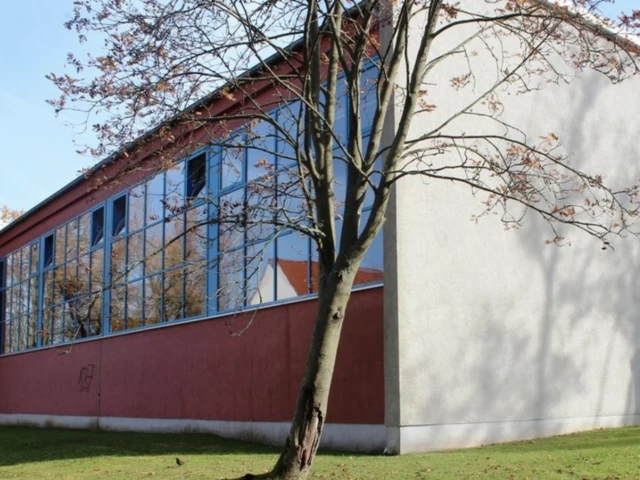 Profile of the basketball court Sporthalle Clemens-Winkler-Schule, Freiberg, Germany