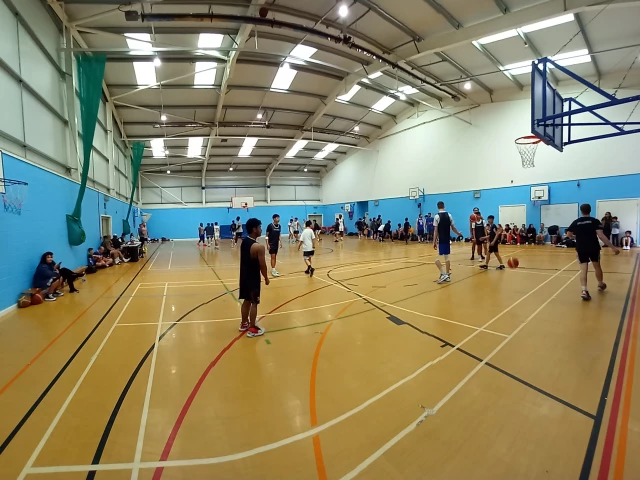 Profile of the basketball court Lambton street youth and community centre, Sunderland, United Kingdom