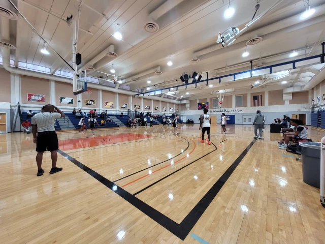 Profile of the basketball court Doolittle Community Center, Las Vegas, NV, United States