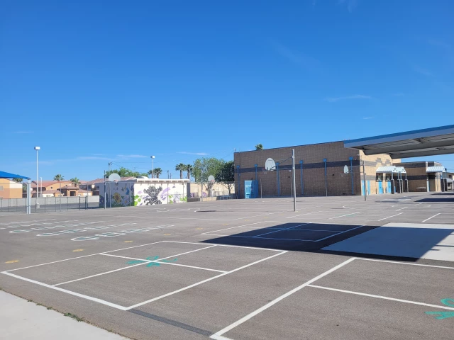 Profile of the basketball court Matt Kelly Elementary School Outdoor, Las Vegas, NV, United States