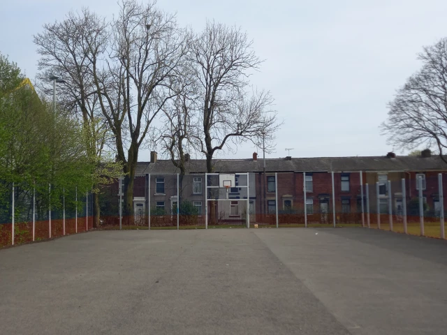 Profile of the basketball court Harrison Recreation Ground, Blackburn, United Kingdom