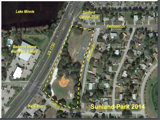Profile of the basketball court Sunland Estates, Sanford, FL, United States