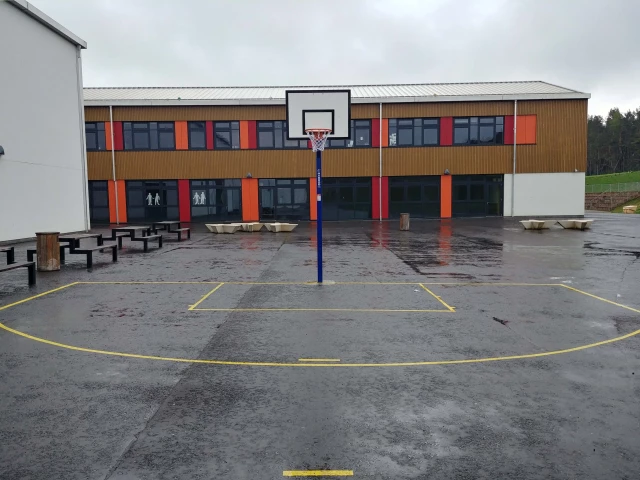 Profile of the basketball court Alford Academy Outdoor, Alford, United Kingdom