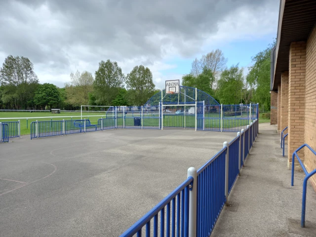 Profile of the basketball court Sherburn Park, Durham, United Kingdom