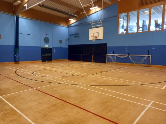 Profile of the basketball court Raich Carter Sports Centre, Sunderland, United Kingdom