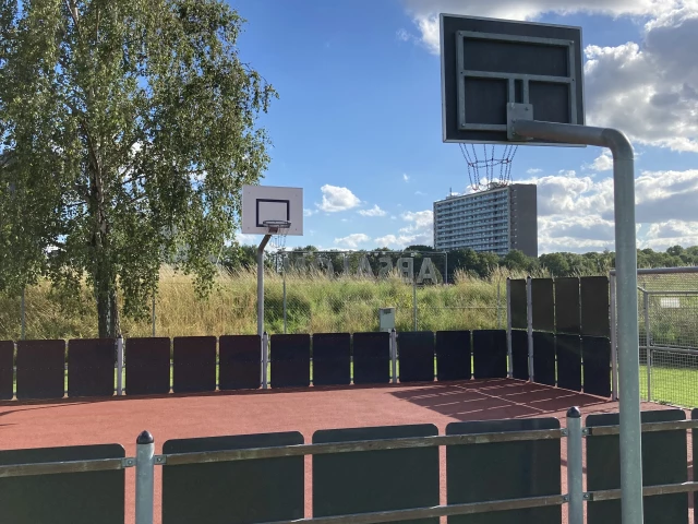 Profile of the basketball court Absalon Copenhagen Camp, Brøndby, Denmark