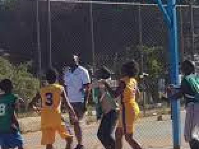 Profile of the basketball court Tsholofelo Community Center, Gaborone, Botswana
