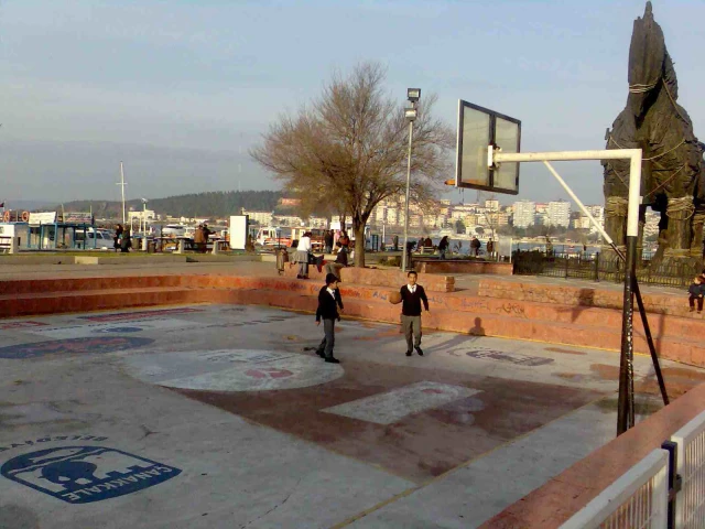 Profile of the basketball court Fevsi Pașa, Çanakkale, Turkey