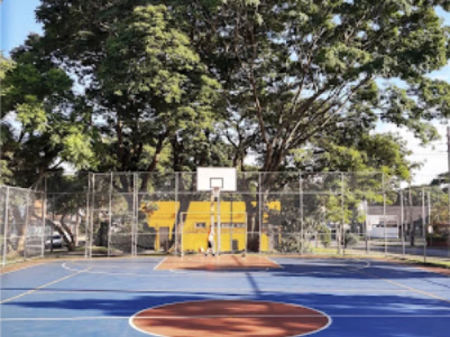 Profile of the basketball court Quadra da Arthur Bernardes, Vila Izabel, Brazil