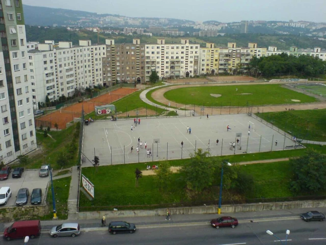 Basketbalové ihrisko v Bratislave.