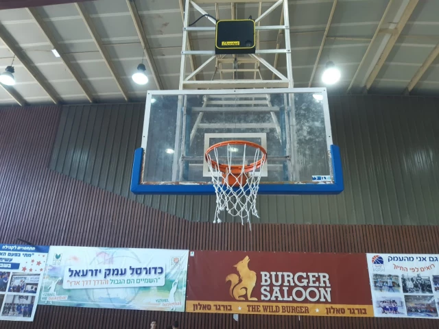 Profile of the basketball court Gvat, Gvat, Israel