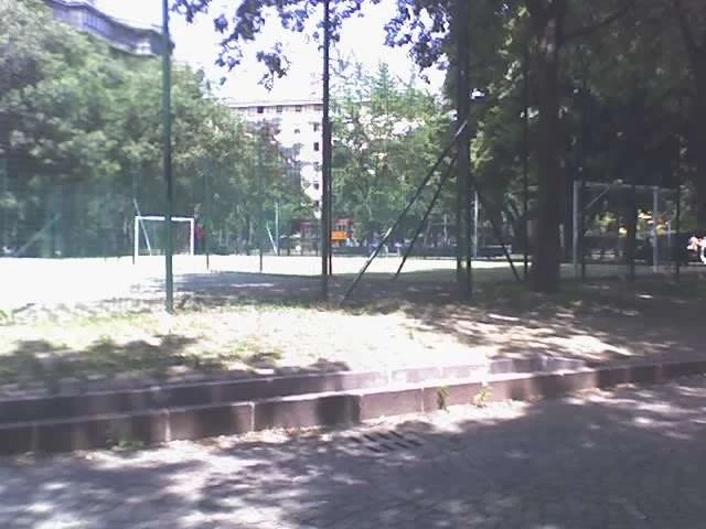 Profile of the basketball court Giardini Oriana Fallaci, Milan, Italy