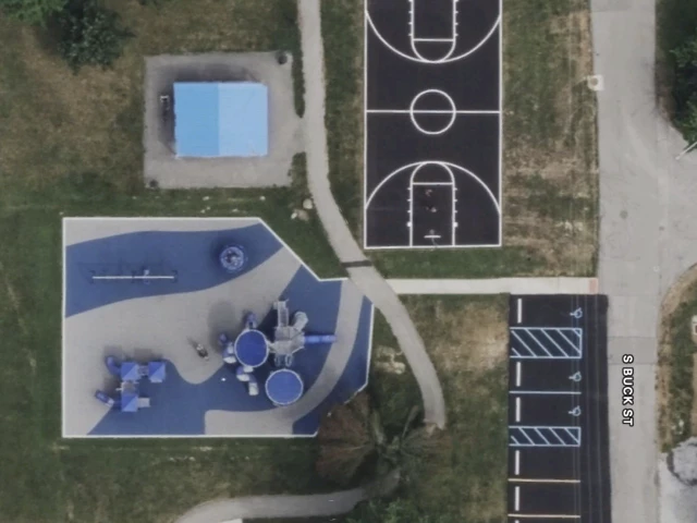 Profile of the basketball court Panther Park, Whitestown, IN, United States