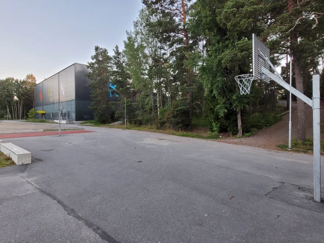 Profile of the basketball court Myrsjö IP, Saltsjö-boo, Sweden