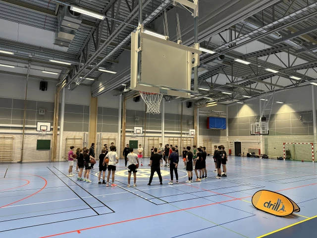 Profile of the basketball court Boo Gård Sporthall, Saltsjö-boo, Sweden