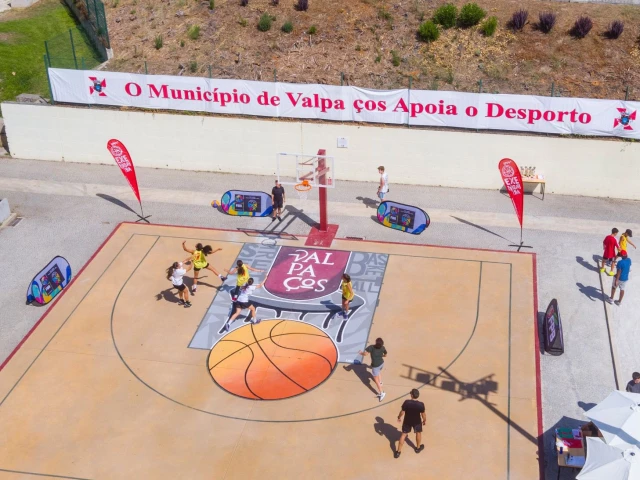 Profile of the basketball court 3x3 BasketArt Valpaços by Luis Cancelinha, Valpaços, Portugal
