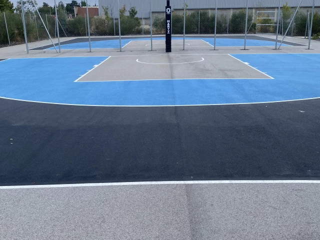 Profile of the basketball court 3x3, Saint-Rémy, France