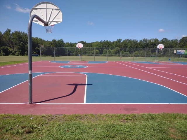 Profile of the basketball court Patriot Park, Spotsylvania Courthouse, VA, United States