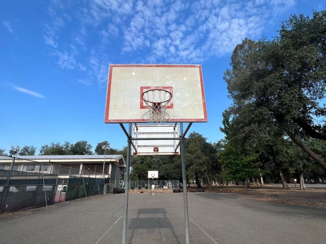 Profile of the basketball court Shasta College, Redding, CA, United States