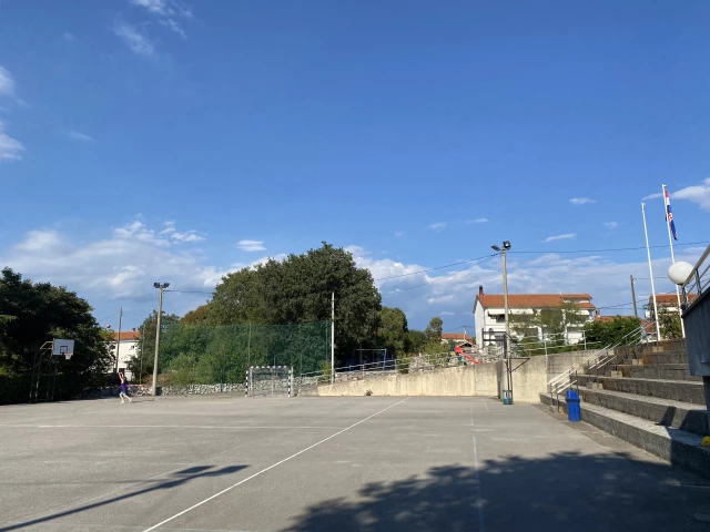 Profile of the basketball court Gabonjin, Gabonjin, Krk, Croatia