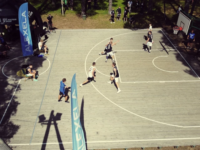 Profile of the basketball court Elva Court, Elva, Estonia