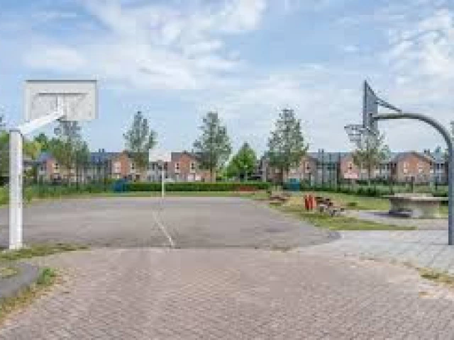 Profile of the basketball court Prijsseweg, Culemborg, Netherlands