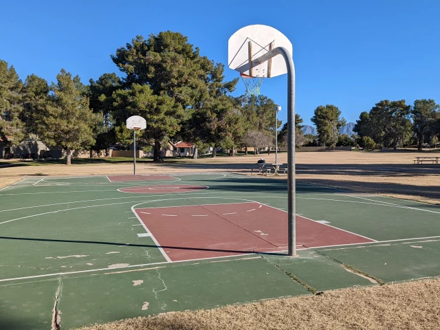 Profile of the basketball court Comanche Park, Scottsdale, AZ, United States