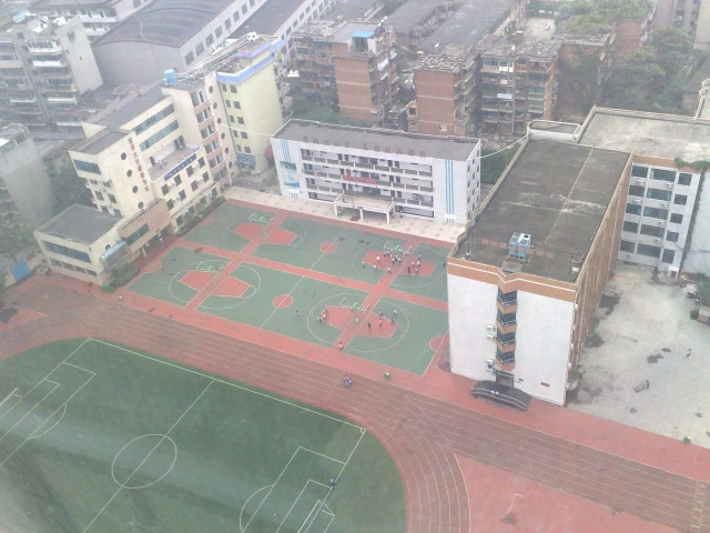 Profile of the basketball court Xingguan Road Courts, Guiyang, China