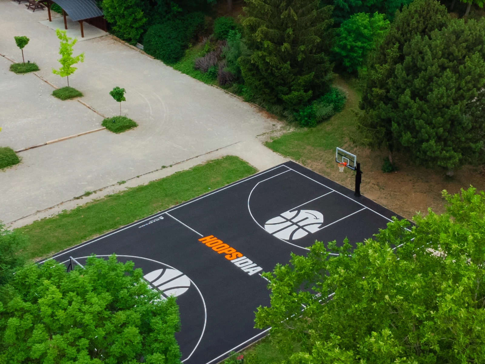 SaintApollinaire Basketball Court HOOPSCOURT by HOOPSIDIA Courts of