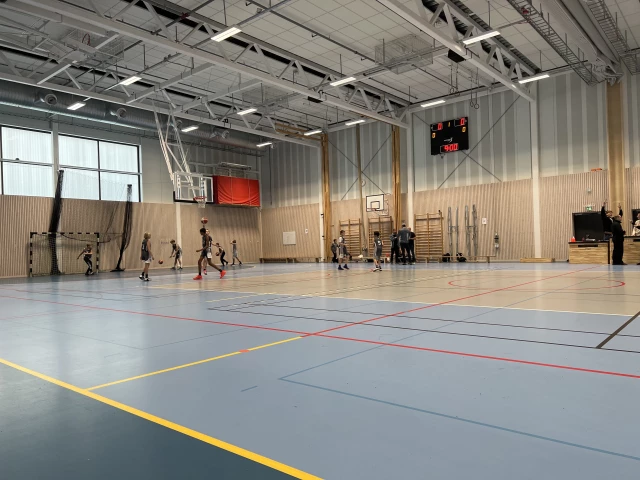 Profile of the basketball court Tiundaskolan Hallen, Uppsala, Sweden