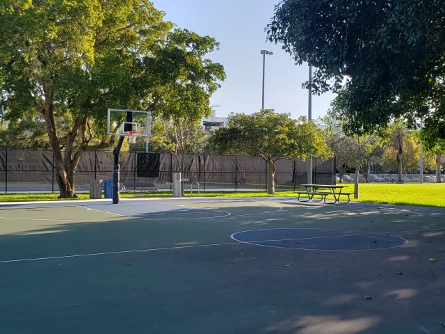 Profile of the basketball court Fairway Park, Miami Beach, FL, United States