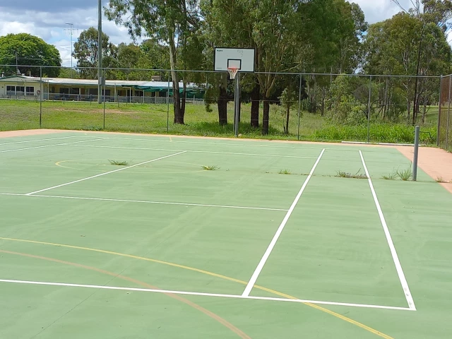 Profile of the basketball court Eidsvold Basketball Court, Eidsvold, Australia