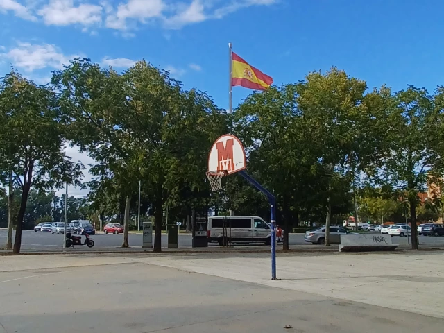 Profile of the basketball court Public Outdoor Court (Near Glorieta Olimpica), Sevilla, Spain
