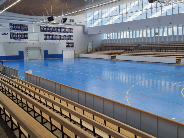 Profile of the basketball court Maserhallen, Borlänge, Sweden
