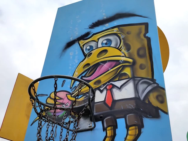 Profile of the basketball court Basketball hoop, Heerlen, Netherlands