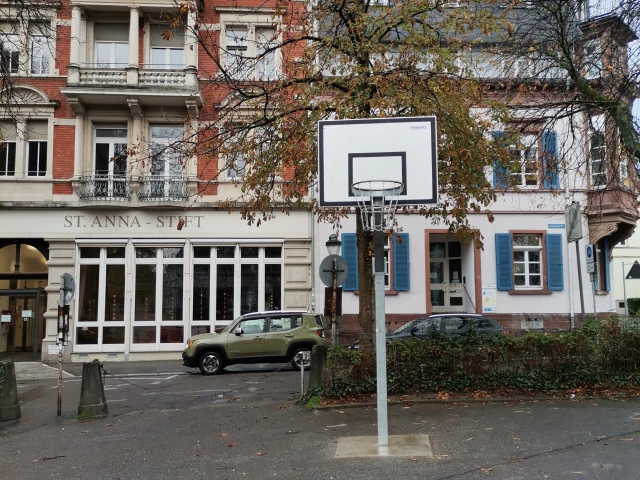 Profile of the basketball court Holzmarkt, Freiburg im Breisgau, Germany