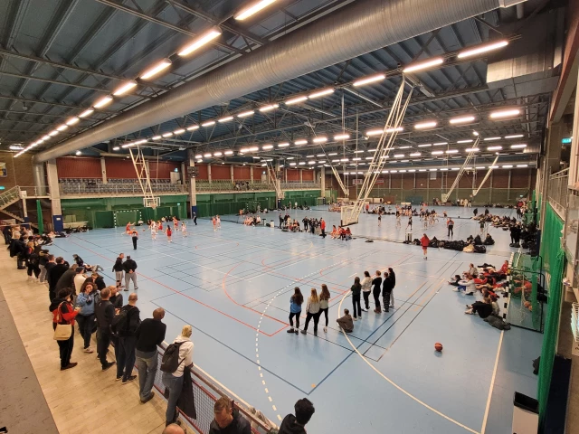 Profile of the basketball court Victoriastadion, Lund, Sweden