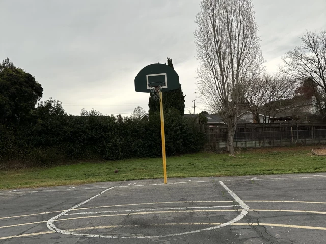 Profile of the basketball court Brook Hill Elementary School, Santa Rosa, CA, United States