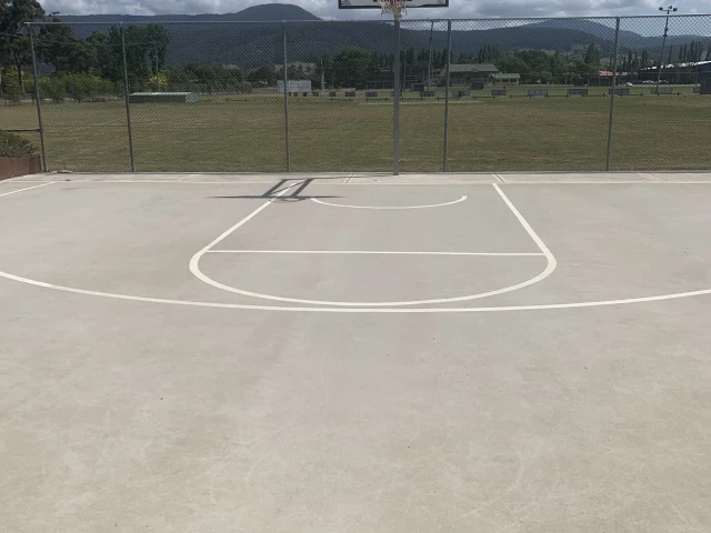 Profile of the basketball court Huonville Recreational Ground, Huonville, Australia